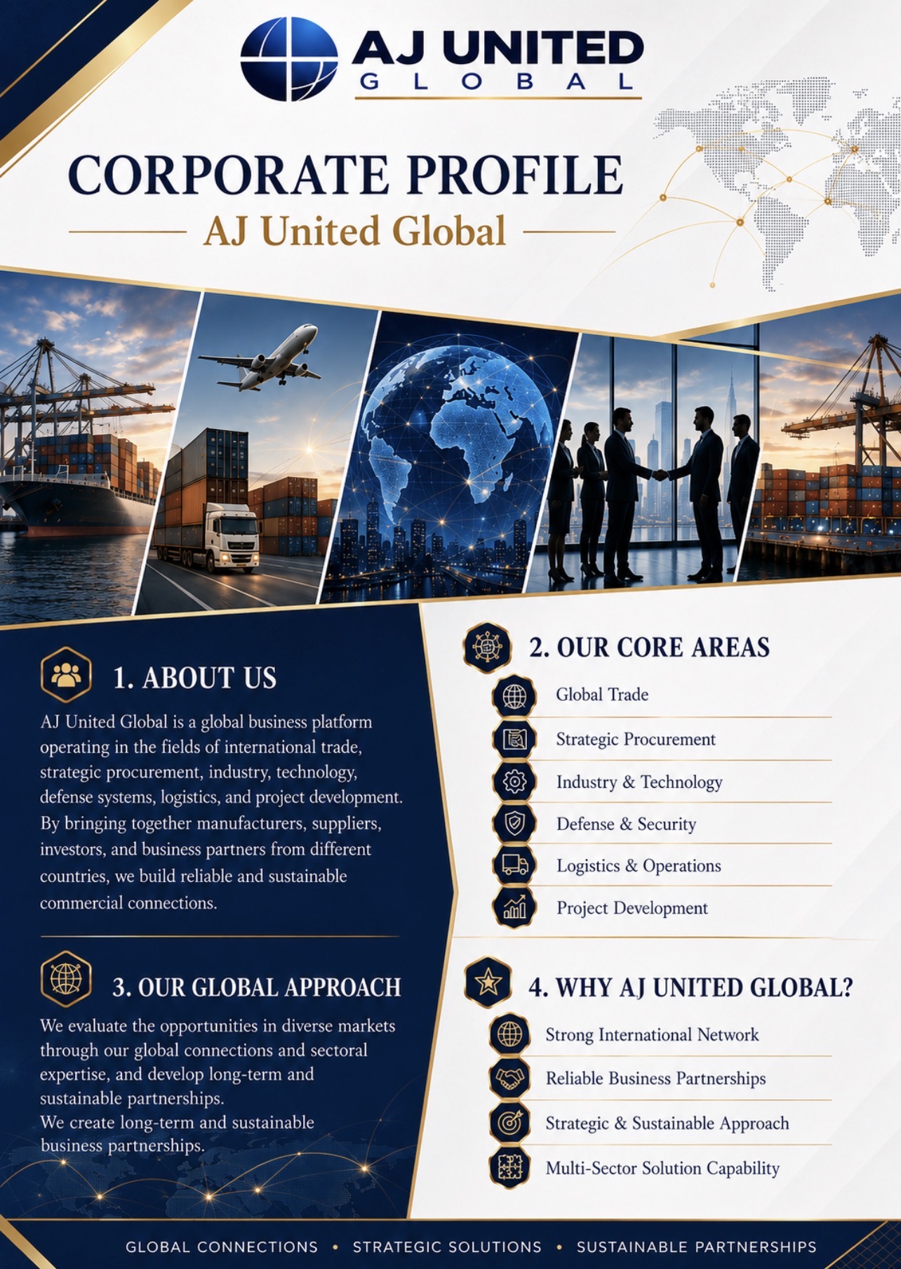 AJ United Global Kurumsal Tanıtım Kataloğu İngilizce 